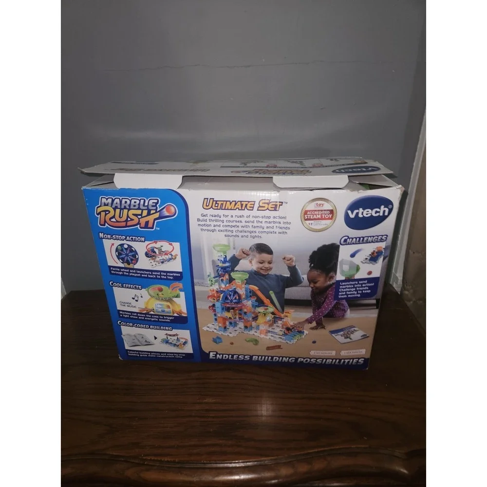 Marble Rush Ultimate Set - 135-Piece Multicolor Engineering Playset for Ages 4+